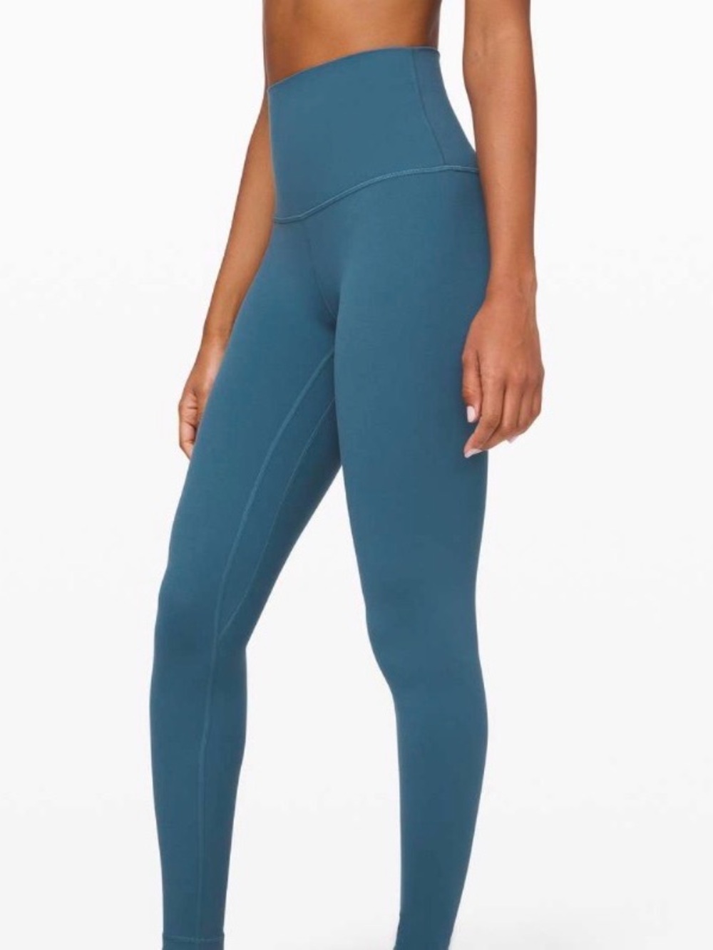 Lululemon Align High Rise 25”  Pant  Petrol Blue size 6